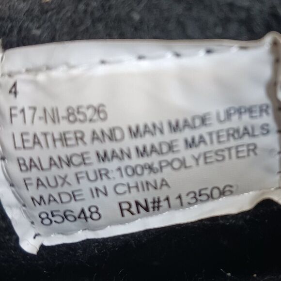 Khombu Unisex Big Kid size 4 Leather Waterproof Boots Cognac/Brown - Picture 6 of 8